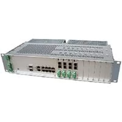 Bild: Vollwertiger Layer-2-Switch von Black Box aggregiert bis zu 20 DSL-Leitungen