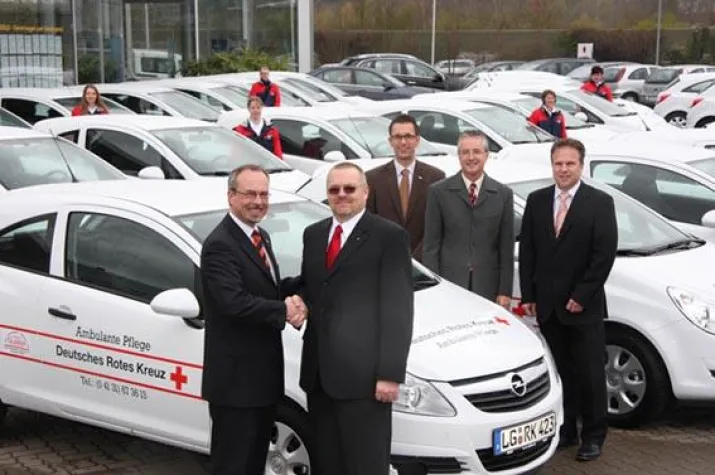 Bild: DRK least 30 Opel Corsa bei der ALD Automotive