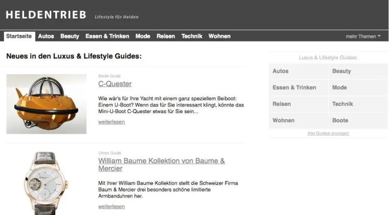 Bild: Luxus trotz Finanzkrise