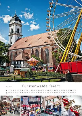 Bild: Fürstenwalde bekommt seinen ersten aktuellen Stadtkalender für 2011