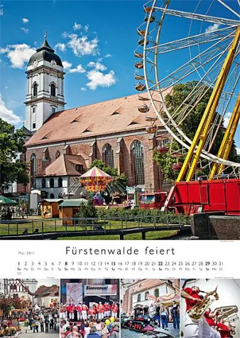 Fürstenwalde bekommt seinen ersten aktuellen Stadtkalender für 2011 Bild: Fürstenwalde bekommt seinen ersten aktuellen Stadtkalender für 2011