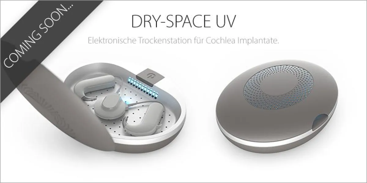Plegebox DRY-SPACE UV für Cochlea-Implantate