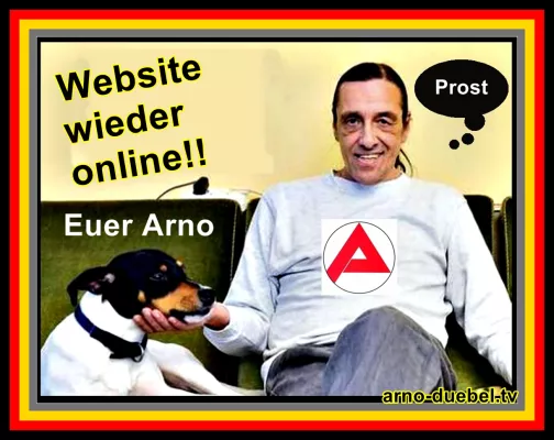 Bild: Offizielle Arno Dübel Website ist wieder online | Arno-Duebel.TV mit MarcusWenzelTV News