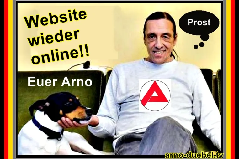 Bild: Offizielle Arno Dübel Website ist wieder online | Arno-Duebel.TV mit MarcusWenzelTV News