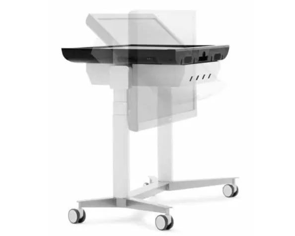 Bild: Samsung SyncMaster 650TS und SMS VeriTable Monitorständer – ein perfektes Paar