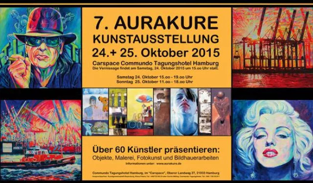 Bild: 7. AURAKURE Kunstausstellung am 24.-25.10.2015 in Hamburg mit Margarita Kriebitzsch Portraits, Hamburg-Gemälde