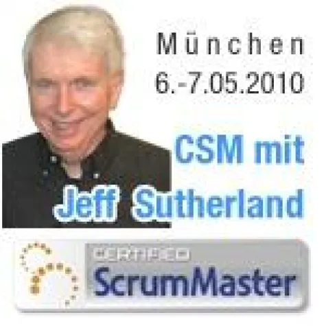 Bild: CSM 2010 mit Dr. Jeff Sutherland – Plätze sichern