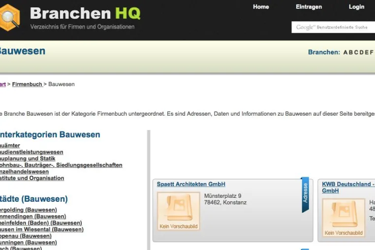 Bild: Firmenbuch BranchenHQ hat als Startup Unternehmen erstes Jubiläum