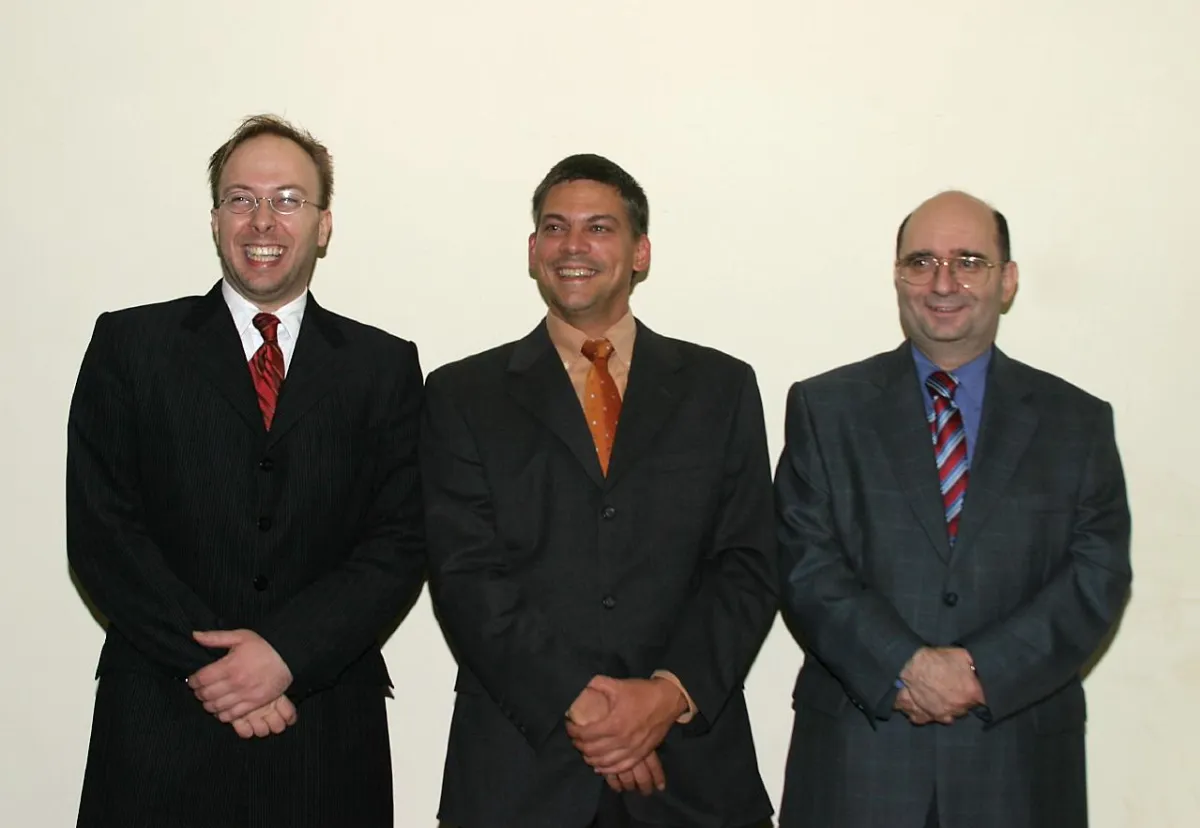 v.l.n.r. Ing. H. Kapper, M. A. Zeger, Mag. R. Fiedler