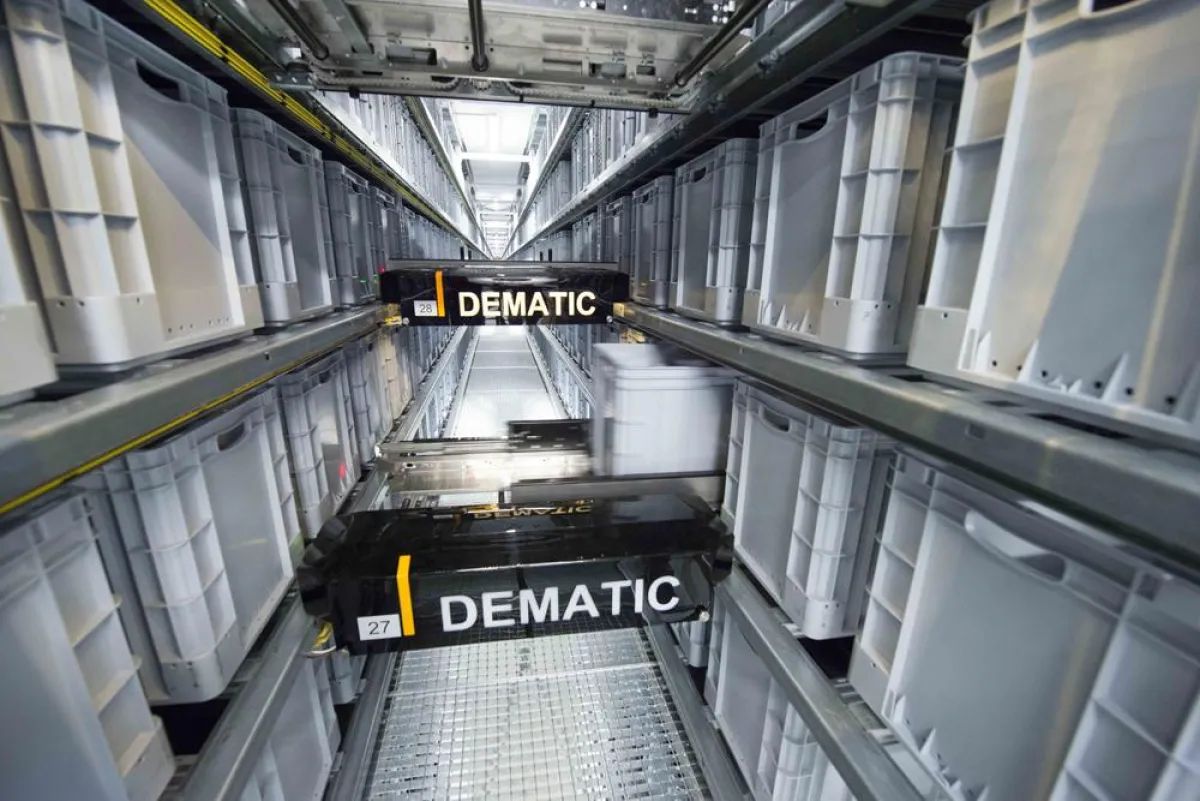 Dematic stattet die neue Siemens-Produktionsstätte mit Multishuttle-System aus. (Foto: Dematic)
