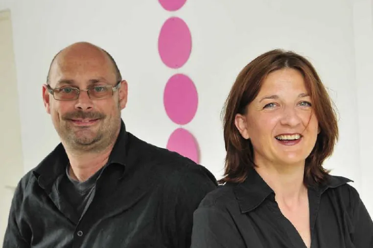 Plan haben: Ein eingespieltes Team auf der blickfang Hamburg Bild: Plan haben: Ein eingespieltes Team auf der blickfang Hamburg