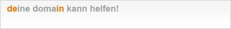 Bild: Deine Domain kann helfen