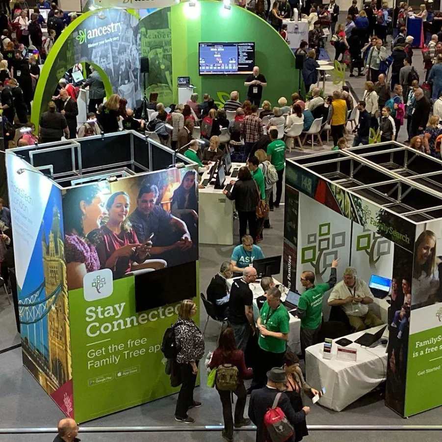 Ausstellungshalle, RootsTech London 2019