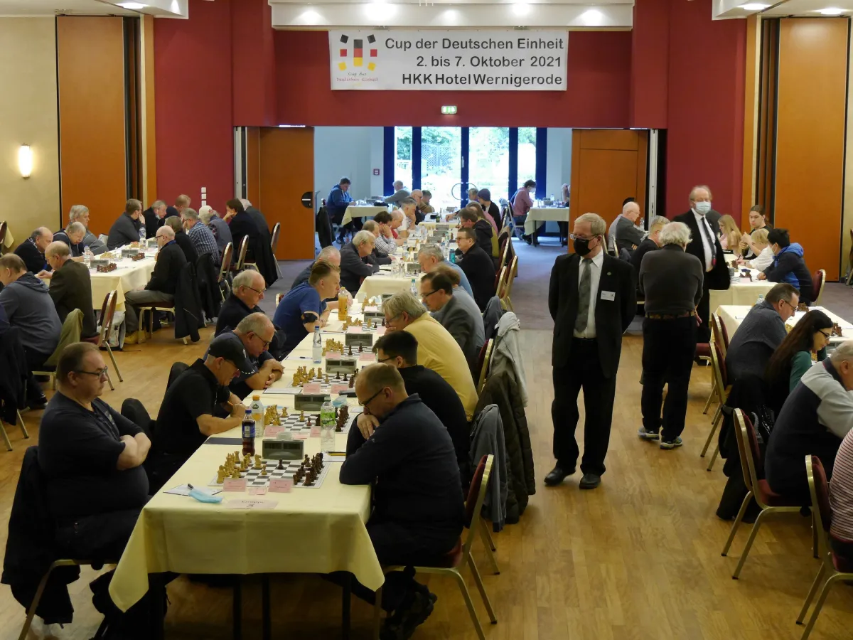 Cup der Deutschen Einheit 2021 Turniersaal (© Ingrid Schulz)