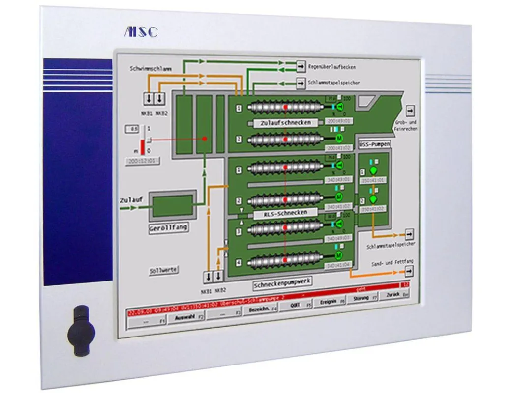 Frontansicht Panel-PC