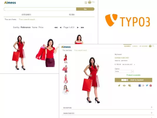 Aimeos E-Commerce Extension 2016.04 für TYPO3 Bild: Aimeos E-Commerce Extension 2016.04 für TYPO3
