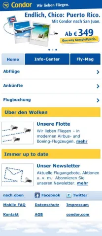 Bild: Condor geht mobil