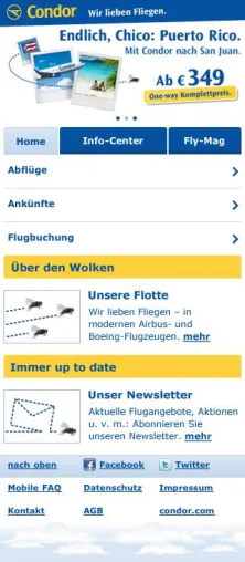 Condor geht mobil Bild: Condor geht mobil