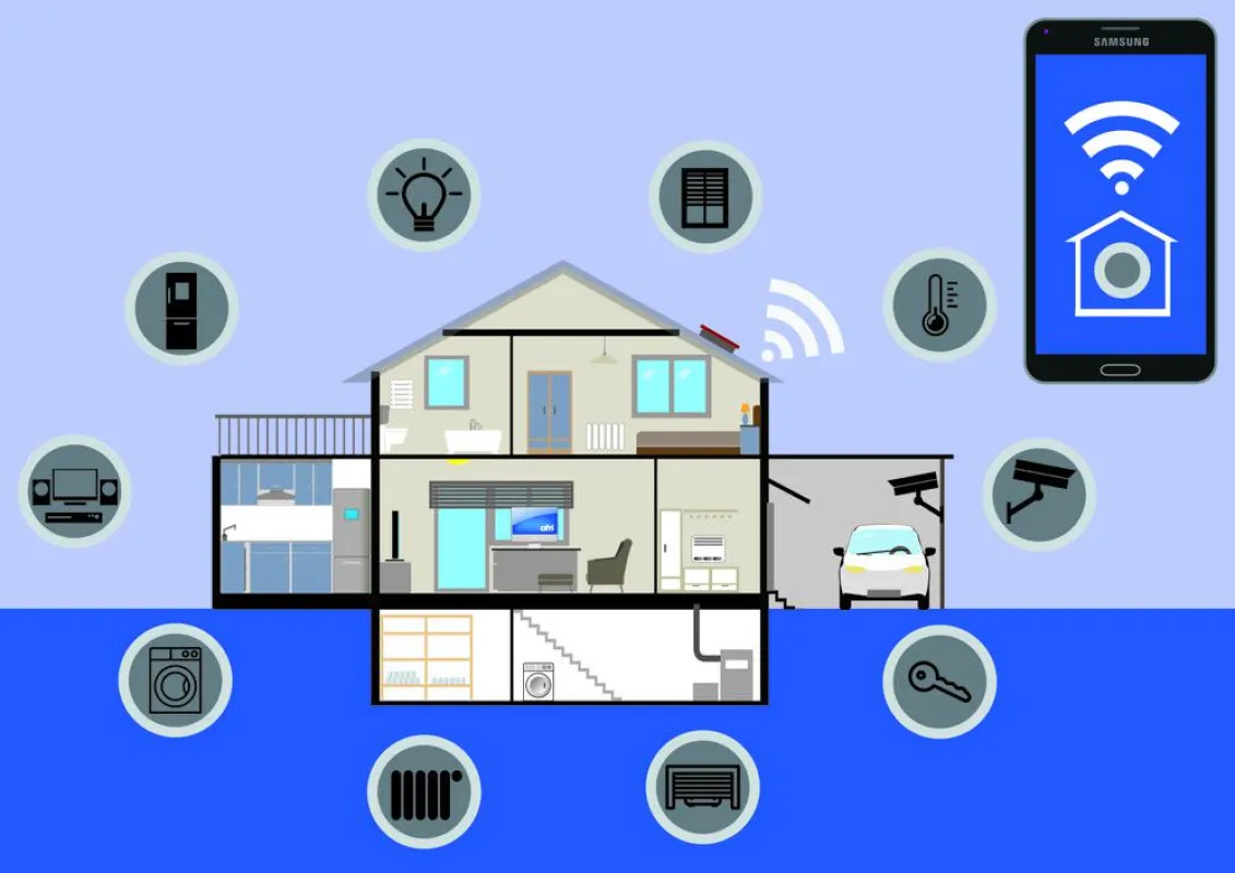 Smart Home verknüpft Haushaltsgeräte und Haustechnik