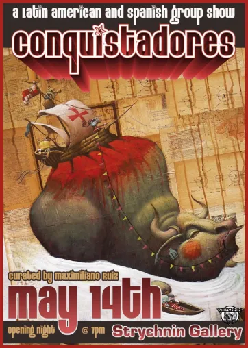 Bild: Conquistadores. Eine Gruppenausstellung mit über 30 spanischen und lateinamerikanischen Künstlern.