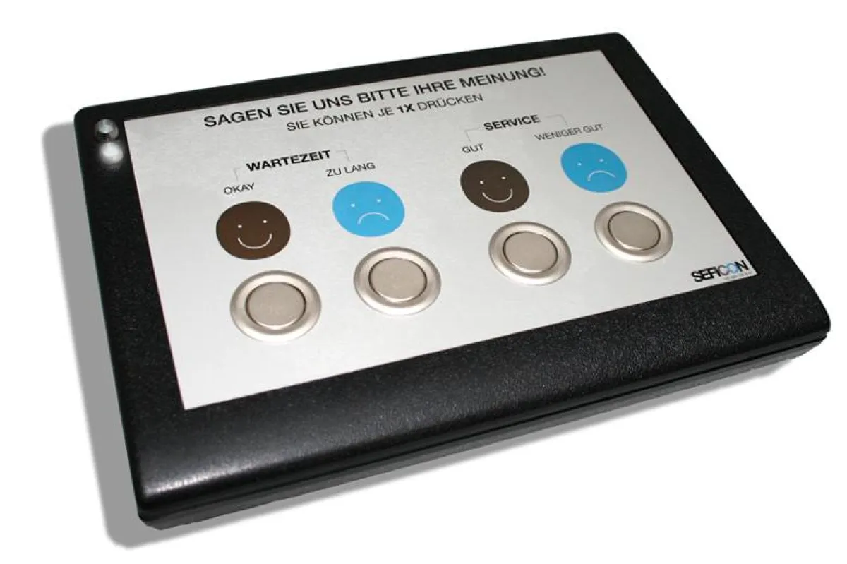 Befragungsgerät OMOD (Opinion Monitoring Device)