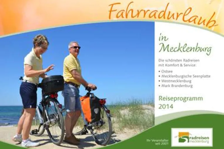 Bild: Katalog "Fahrradurlaub 2014" in neuem Gewand
