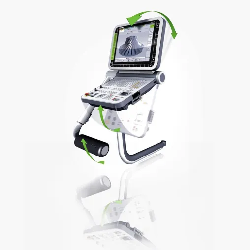 Bild: Design der neuen DMG ERGOline® Control von Dominic Schindler Creations vereint Ergonomie, Form und Funktion
