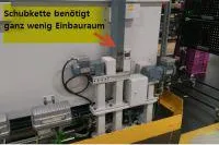 Bild: Schubkette von Grob GmbH Antriebstechnik trocknet Kabelbäume bei der Fließbandfertigung von Autos