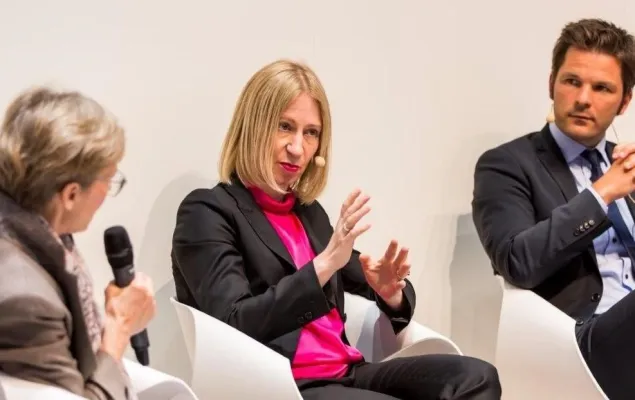 Bild: Podiumsdiskussion auf der Hannover Messe: „Spitzenforschung als Innovationsmotor in Deutschland“