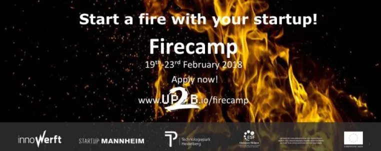 FIRECAMP 2018 – einwöchiges Intensivprogramm für IT- und Hightech-Startups Bild: FIRECAMP 2018 – einwöchiges Intensivprogramm für IT- und Hightech-Startups