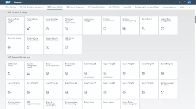Bild: AEB launcht Carrier Cloud for SAP® - die zukunftssichere Plattform für Versandabwicklung in SAP®