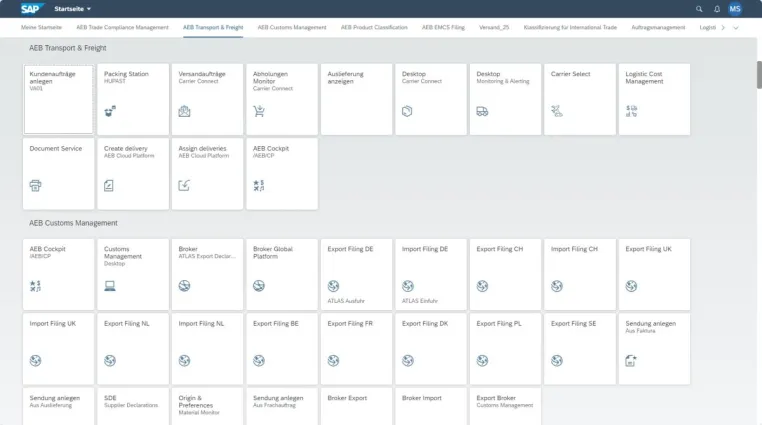 Bild: AEB launcht Carrier Cloud for SAP® - die zukunftssichere Plattform für Versandabwicklung in SAP®