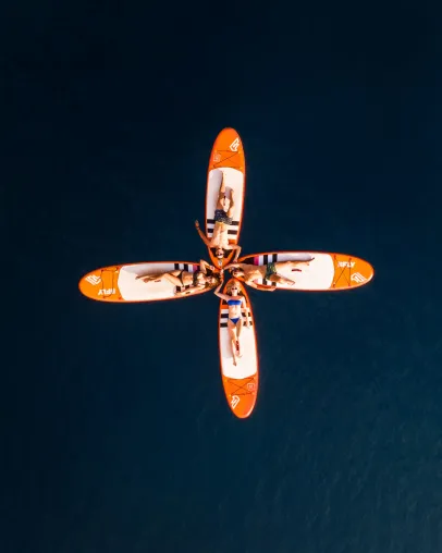 Bild: Übers Wasser gleiten: Zum Stand-Up-Paddling in den Kvarner Golf