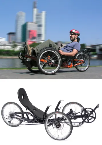 Bild: Bremer Messe fahrrad.markt.zukunft 2006 zeigt neue Fahrradtrends: Jetzt kommen Dreiräder für Erwachsene