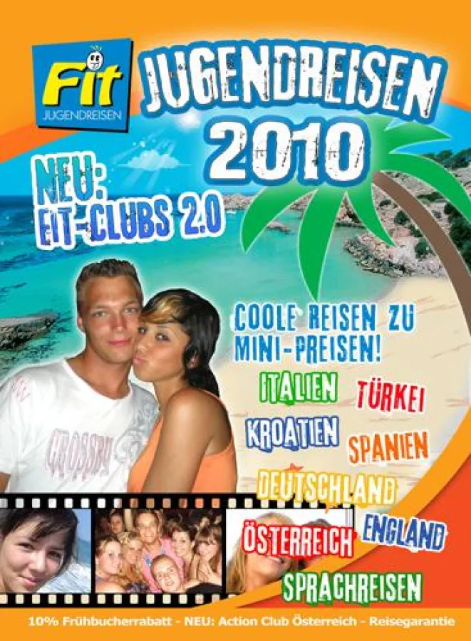 10% Rabatt bis 30.11. - der neue Jugendreise-Katalog