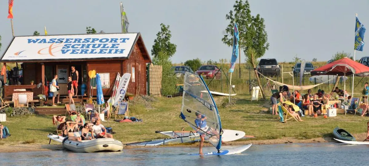 Die Station am Markkleeberger See
