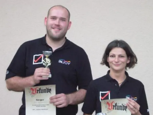 Die Bowler der „Jenaer Hanfrieds“ e.V. spielten Ihren Meister aus Bild: Die Bowler der „Jenaer Hanfrieds“ e.V. spielten Ihren Meister aus