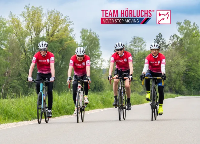 Team Hörluchs® – Never Stop Moving: Vier 80-jährige auf Rekordfahrt durch die USA Bild: Team Hörluchs® – Never Stop Moving: Vier 80-jährige auf Rekordfahrt durch die USA
