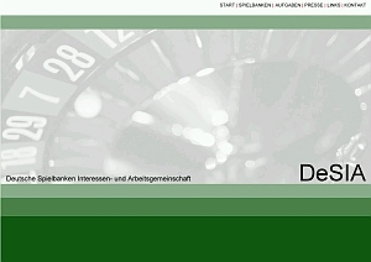 Webseite der DeSIA