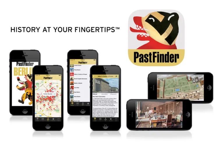 Bild: JETZT mit der »PastFinder BERLIN APP« die Hauptstadt neu entdecken.
