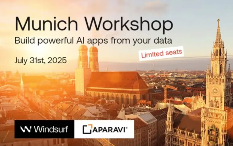 Bild: München wird zum Hotspot für KI-Entwicklung: Aparavi und Windsurf laden zum KI-Workshop 