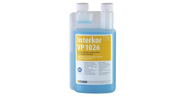 Bild: Interkor VP1026 - Reinigungsadditiv mit Korrosionsschutz für den Kunststoffspritzguss