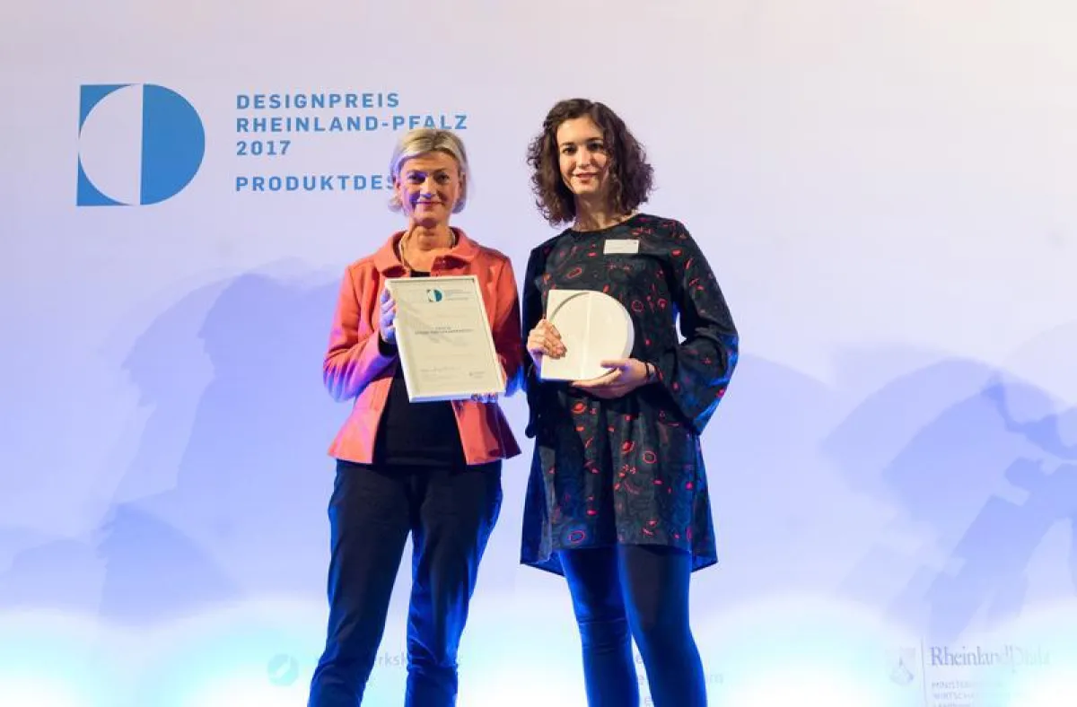 Designpreis Rheinland-Pfalz, Prof. Anita Burgard und Katharina Hölz (Fotografin:  Elisa Biscotti)