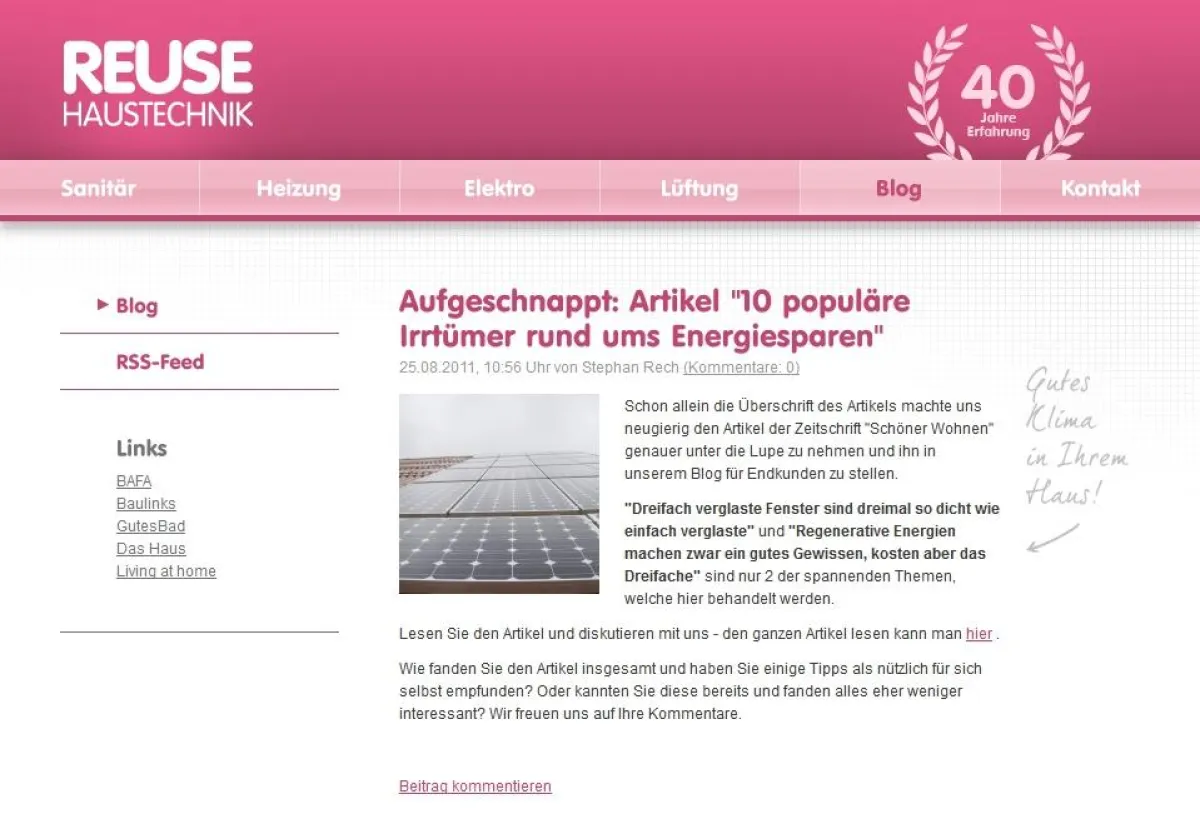 Der Haustechnik-Blog