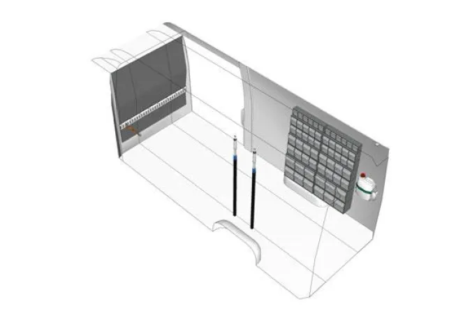 Bild: StoreVan: Professionelle Ausstattung eines Servicefahrzeuges für die Installation von Photovoltaikanlagen