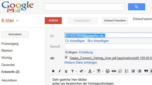 Bild: Fax Service für Google Apps - serVonic und Cloudpilots kündigen Zusammenarbeit an