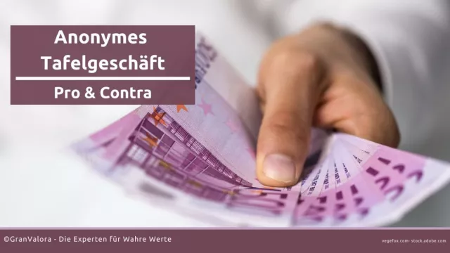 Bild: Gold, Silber und Diamanten anonym kaufen: Möglichkeiten, Grenzbeträge, Vor- und Nachteile