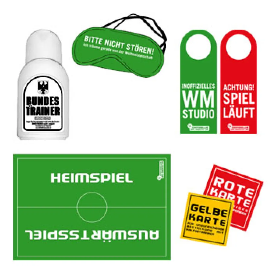 Ein Teil des Sortiments der Inoffiziellen Fan-Auststatter in Hamburg