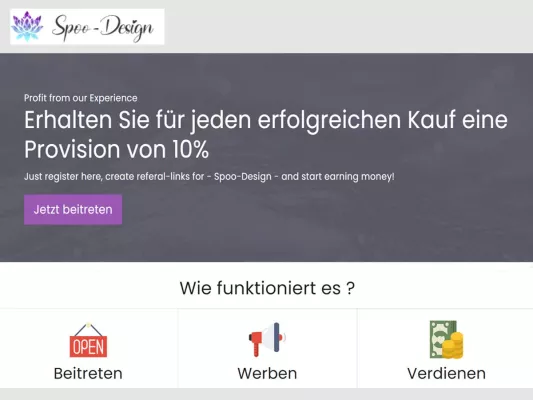 Bild: Mit Silberschmuck online Geld verdienen - das Partnerprogramm von Spoo-Design