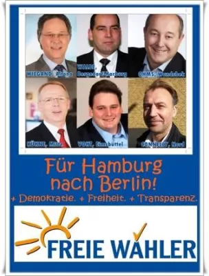 Bild: FREIE WÄHLER: Erstmals in Hamburg bei Bundestagswahl dabei – Auf allen Stimmzetteln wählbar